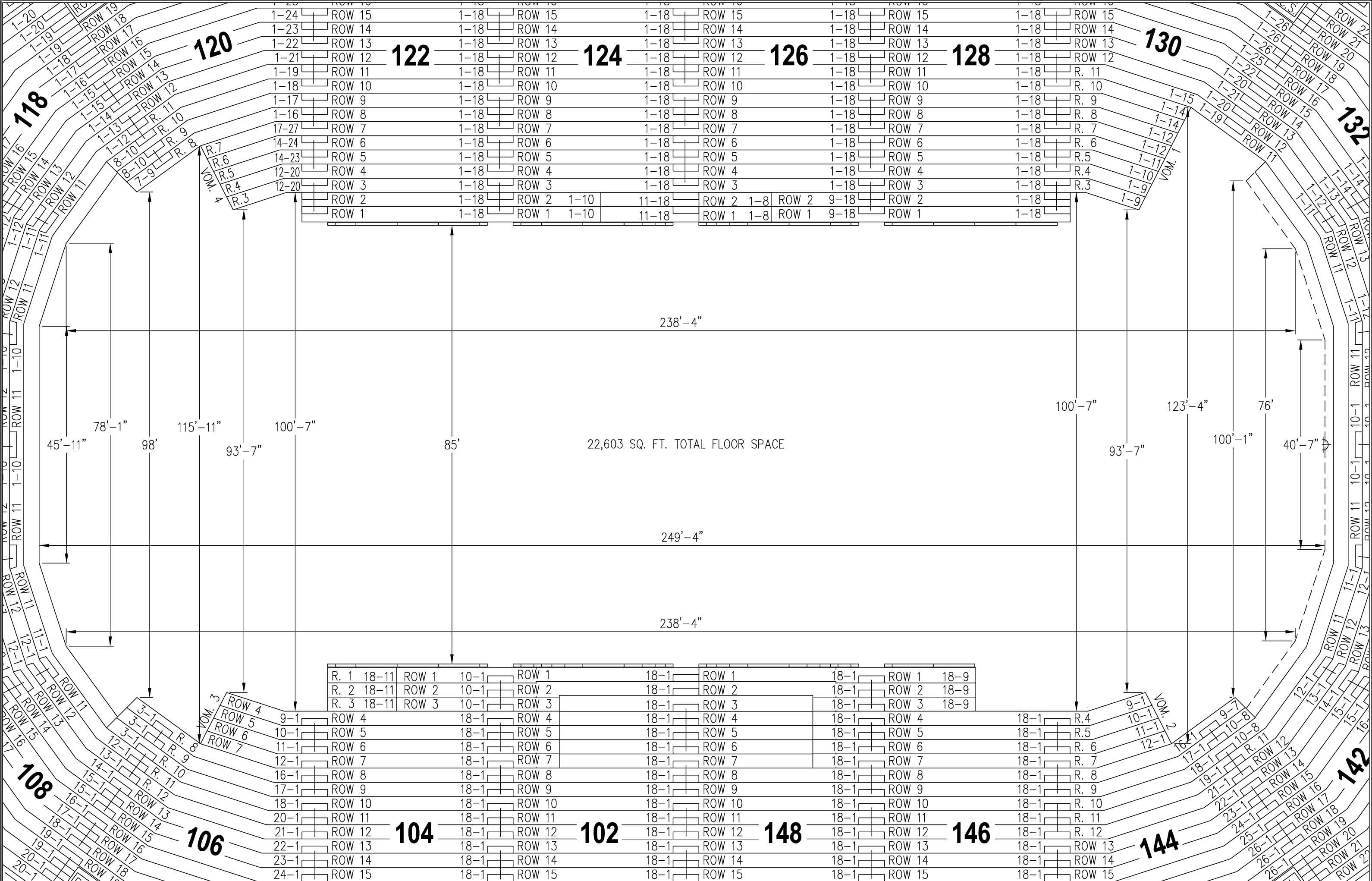 Cockpit Arena Floor Plan